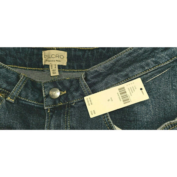 NWT Anthropologie x Pilcro Denim Pencil Skirt $130 Size 6 Blue Midi - Picture 7 of 7